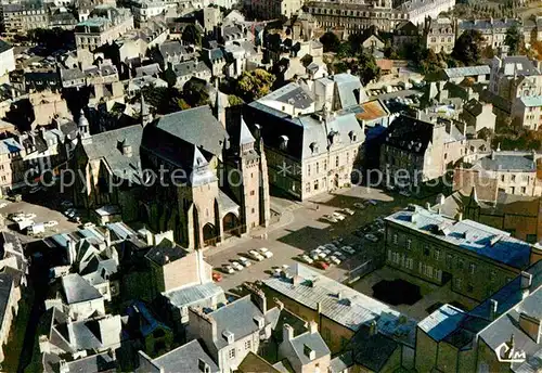 AK / Ansichtskarte Saint Brieuc Cotes d Armor Vue generale aerienne La Cathedrale Kat. Saint Brieuc