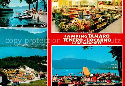 AK / Ansichtskarte Tenero Camping Tamaro Lago Maggiore Verkaufsraum Kat. Tenero