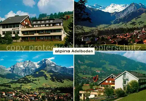 AK / Ansichtskarte Adelboden Alpina Ferienheim Familienhotel Panorama Kat. Adelboden