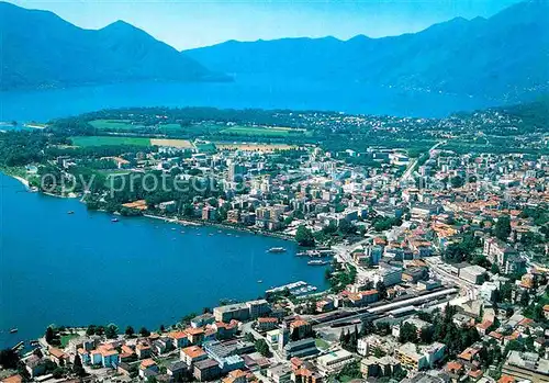 AK / Ansichtskarte Muralto Lago Maggiore Fliegeraufnahme