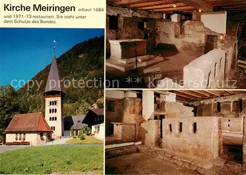 AK / Ansichtskarte Meiringen BE St Michelskirche Ausgrabungen Kat. Meiringen