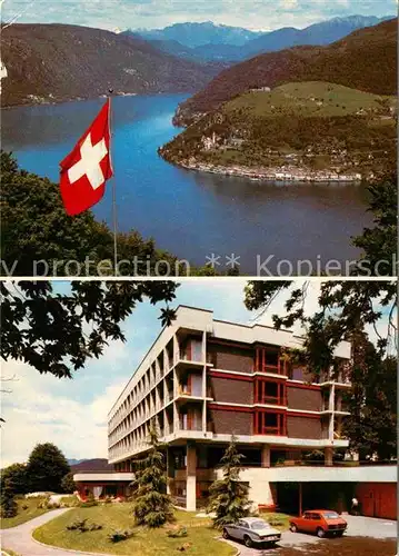 AK / Ansichtskarte Serpiano Lago di Lugano Panorama Hotel
