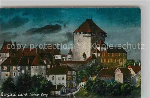 AK / Ansichtskarte Solingen Schloss Burg Kat. Solingen