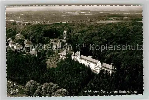 AK / Ansichtskarte Leichlingen Rheinland Sanatorium Roderbirken Luftbild Kat. Leichlingen (Rheinland)