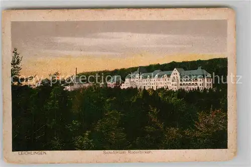 AK / Ansichtskarte Roderbirken Sanatorium Kat. Leichlingen (Rheinland)