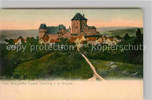 AK / Ansichtskarte Solingen Oberburg Schloss Burg  Kat. Solingen