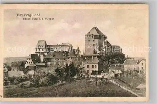 AK / Ansichtskarte Solingen Schloss Burg  Kat. Solingen