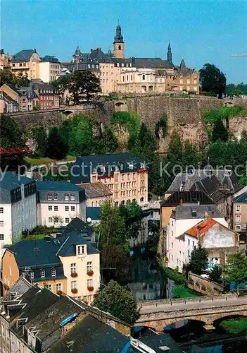 AK / Ansichtskarte Luxembourg Luxemburg Ville Basse du Grund et Vieille Ville Kat. Luxembourg