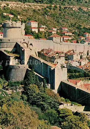 AK / Ansichtskarte Dubrovnik Ragusa Stadtmauer Kat. Dubrovnik