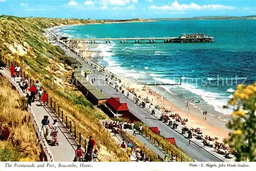 AK / Ansichtskarte Boscombe Bournemouth Promenade Pier Beach Kat. Bournemouth