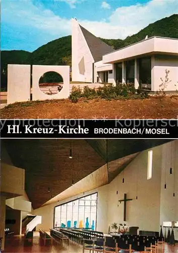 AK / Ansichtskarte Brodenbach Hl. Kreuz Kirche Kat. Brodenbach