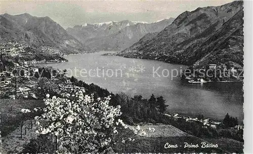 AK / Ansichtskarte Como Lago di Como Primo Bacino Comer See Alpenpanorama