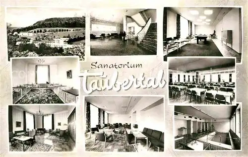 AK / Ansichtskarte Bad Mergentheim Sanatorium Taubertal Kat. Bad Mergentheim