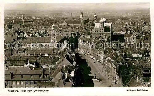 AK / Ansichtskarte Augsburg Blick vom Ulrichsmuenster Kat. Augsburg