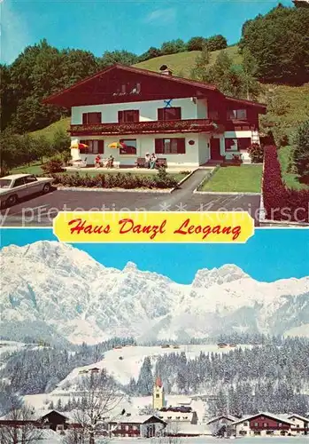 AK / Ansichtskarte Leogang Haus Danzl Ortsansicht Kat. Leogang