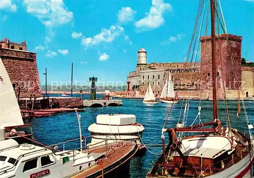 AK / Ansichtskarte Marseille Port et Fort Saint Jean Kat. Marseille