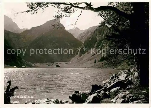 AK / Ansichtskarte Seealpsee Bergsee Alpen Kat. Schwende