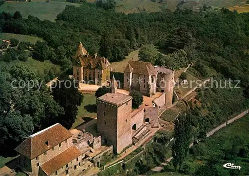 AK / Ansichtskarte Couches Chateau de Marguerite de Bourgogne vue aerienne Kat. Couches