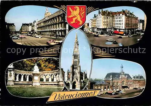 AK / Ansichtskarte Valenciennes Teilansichten Denkmal Kirche Kat. Valenciennes