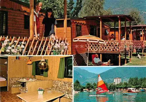 AK / Ansichtskarte Tenero Lago Maggiore Mobilheime und Chalets auf Camping Campofelice