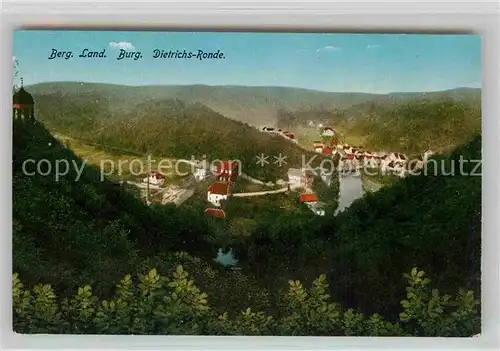 AK / Ansichtskarte Solingen Schloss Burg Dietrichs Ronde Kat. Solingen