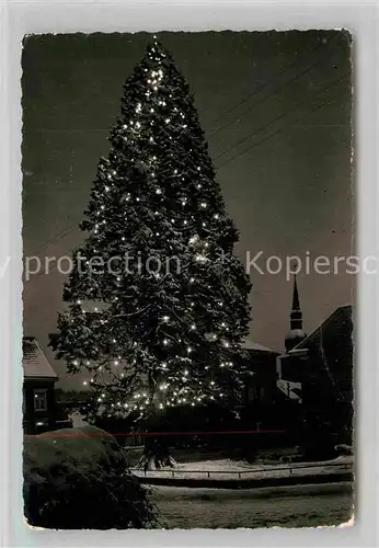 AK / Ansichtskarte Wermelskirchen Mammutkiefer Weihnachtsbeleuchtung Kat. Wermelskirchen