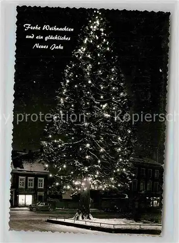AK / Ansichtskarte Wermelskirchen Mammutkiefer Weihnachtsbeleuchtung Grusskarte Kat. Wermelskirchen