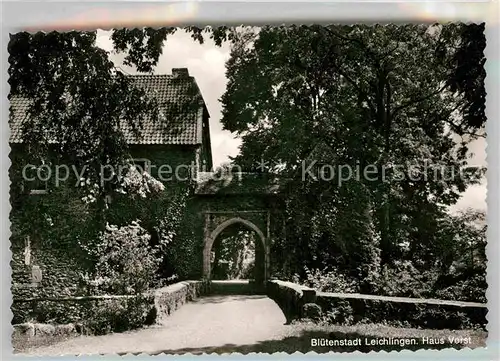 AK / Ansichtskarte Leichlingen Rheinland Haus Vorst Kat. Leichlingen (Rheinland)