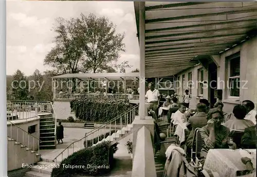 AK / Ansichtskarte Diepental Talsperre Cafe Restaurant Kat. Leichlingen (Rheinland)