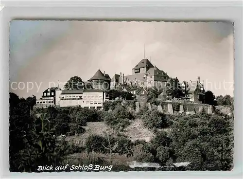 AK / Ansichtskarte Solingen Schloss Burg Kat. Solingen