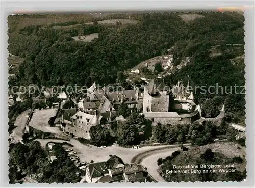 AK / Ansichtskarte Solingen Schloss Burg Luftbild Kat. Solingen