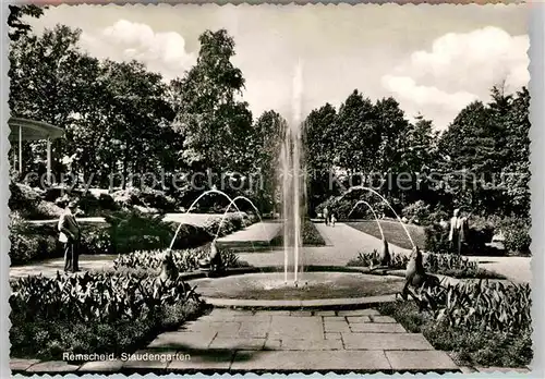 AK / Ansichtskarte Remscheid Staudengarten Brunnen Kat. Remscheid