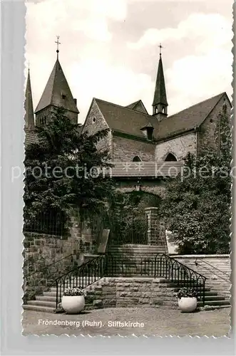 AK / Ansichtskarte Froendenberg Ruhr Stiftskirche Kat. Froendenberg Ruhr