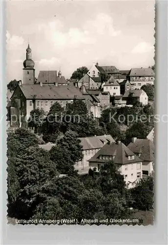 AK / Ansichtskarte Arnsberg Westfalen Altstadt Glockenturm Kat. Arnsberg