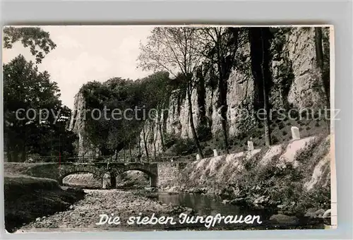 AK / Ansichtskarte Froendenberg Ruhr Hoennetal sieben Jungfrauen Kat. Froendenberg Ruhr