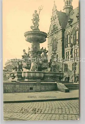 AK / Ansichtskarte Elberfeld Wuppertal Jubilaeumsbrunnen Kat. Wuppertal