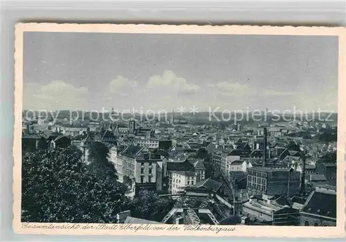 AK / Ansichtskarte Elberfeld Wuppertal Panorama von der Wolkenburg Kat. Wuppertal
