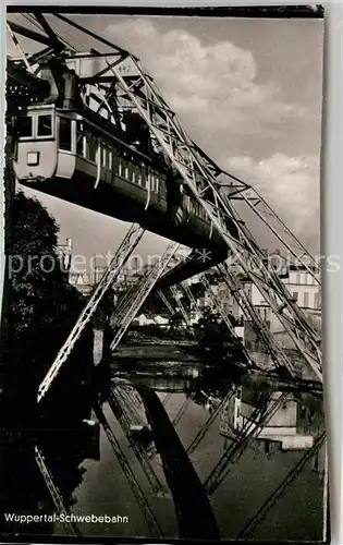 AK / Ansichtskarte Wuppertal Schwebebahn Kat. Wuppertal