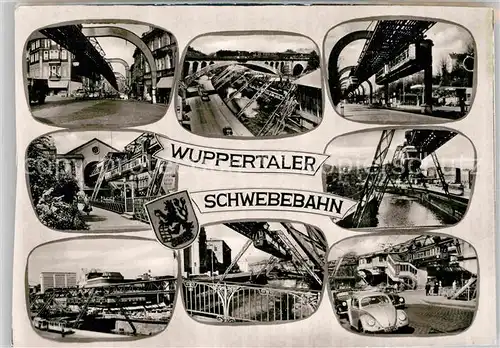 AK / Ansichtskarte Wuppertal Schwebebahn Ansichten Kat. Wuppertal