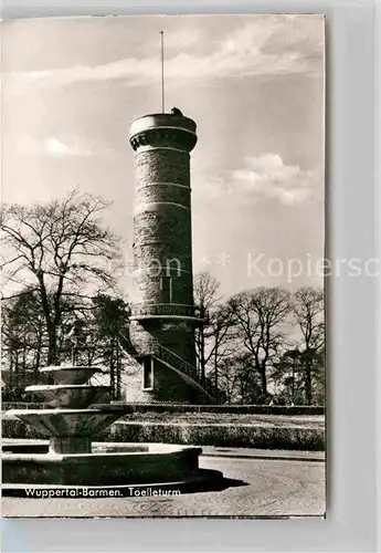 AK / Ansichtskarte Barmen Wuppertal Toelleturm Kat. Wuppertal