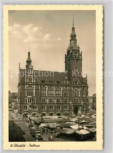 AK / Ansichtskarte Elberfeld Wuppertal Rathaus Kat. Wuppertal