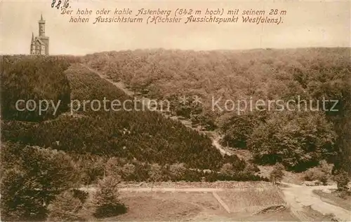 AK / Ansichtskarte Astenberg Aussichtsturm  Kat. Schmallenberg