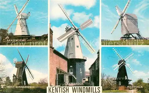 AK / Ansichtskarte Kentish Town Windmills Sandwich Chillenden Meopham West Kingsdown  Kat. Camden