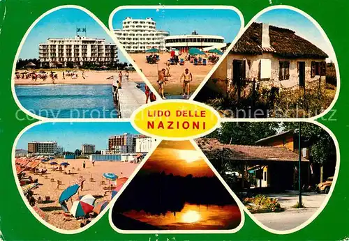 AK / Ansichtskarte Rimini Lido delle Nazione Strand Kat. Rimini