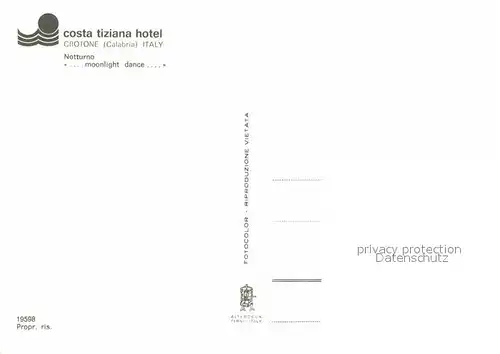 AK / Ansichtskarte Crotone Costa Tiziana Hotel Kat. Crotone