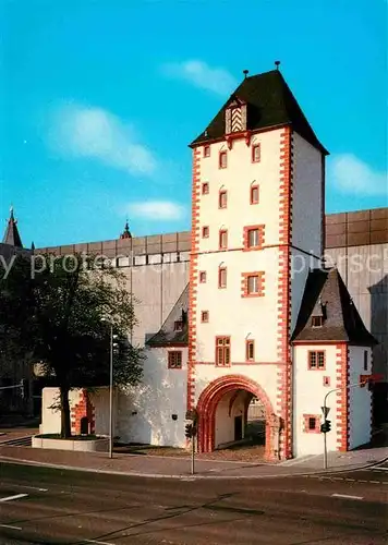 AK / Ansichtskarte Mainz Rhein Eisenturm Tor Stadtmauer