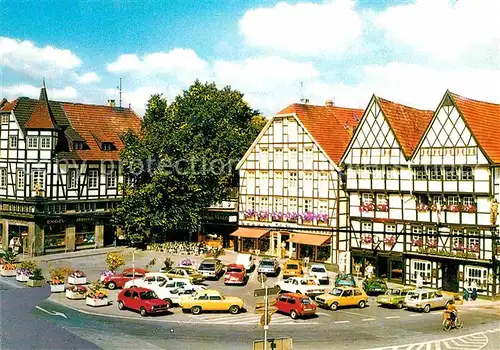 AK / Ansichtskarte Soest Arnsberg Marktplatz Fachwerkhaeuser