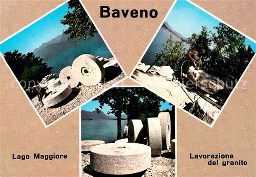 AK / Ansichtskarte Baveno Lavorazione del granito Granit Verarbeitung Kat. Lago Maggiore