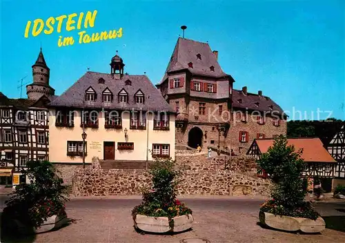 AK / Ansichtskarte Idstein Rathaus Schloss Stadtmauer Kat. Idstein
