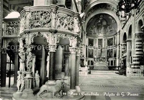 AK / Ansichtskarte Pisa Cattedrale Pulpito di Giovanni Pisano Kat. Pisa